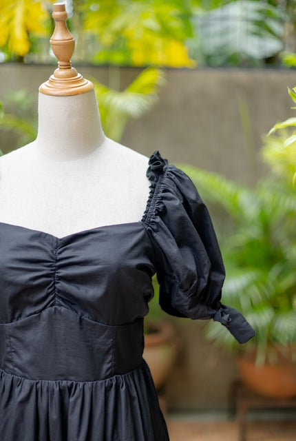 Rose Maxi Dress-Black