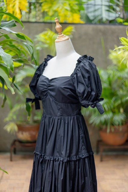 Rose Maxi Dress-Black