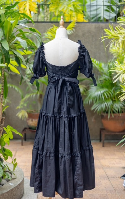 Rose Maxi Dress-Black
