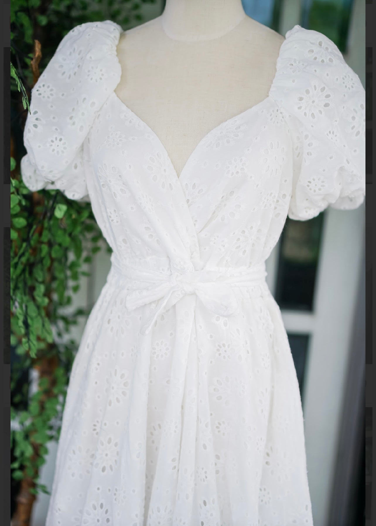 Lorraine White Eyelet